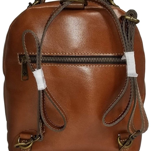 Patricia Nash Montioni Map Backpack Riot Rust NWT - Picture 5 of 7